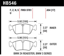 Load image into Gallery viewer, Hawk Performance HPS 5.0 Front Brake Pads - HB546B.654