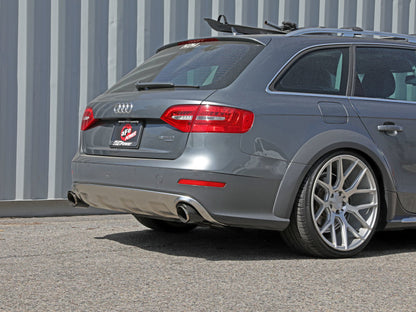 afe MACH Force-Xp 13-16 Audi Allroad L4 SS Axle-Back Exhaust w/ Carbon Tips aFe