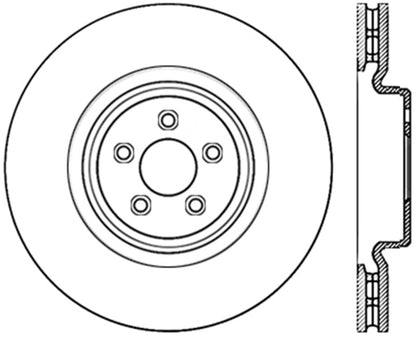 StopTech Drilled Sport Brake Rotor Stoptech