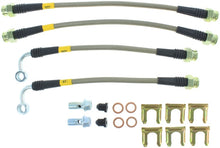 Load image into Gallery viewer, STOPTECH 05-06 LGT STAINLESS STEEL REAR BRAKE LINES (4 LINE KIT), 950.47505 - eliteracefab.com