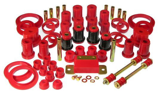 Prothane Total Vehicle Suspension Bushing Kit for 1979–1982 Ford Mustang V8 w/ Trans. Mount, Red – 6-2030