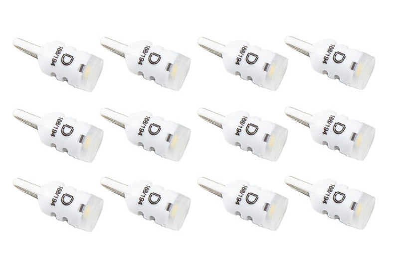 Diode Dynamics 194 LED Bulb HP3 LED Pure - White Set of 12