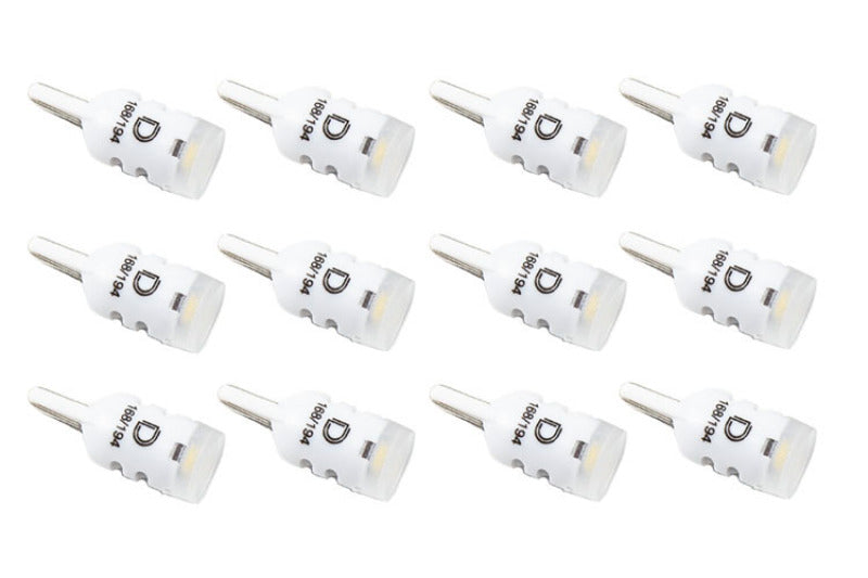 Diode Dynamics 194 LED Bulb HP3 LED Natural - White Set of 12 Diode Dynamics
