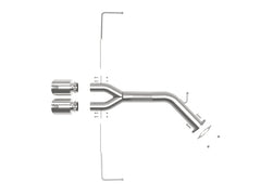 aFe Takeda 3in-2.5in 304 SS Axle-Back Exhaust w/Polished Tip 19-20 Hyundai Veloster I4-1.6L(t) - eliteracefab.com