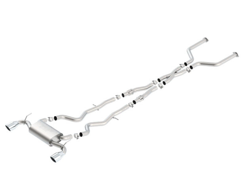 Borla 2017 Infiniti Q60S 3.0T V6 S Type Catback Exhaust - eliteracefab.com