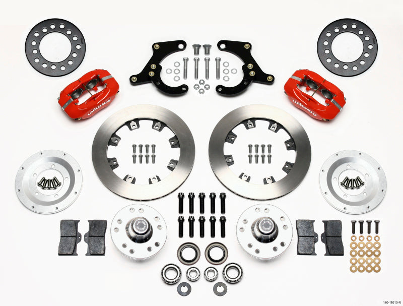 Wilwood Forged Dynalite Front Kit 11.75in Red 55-57 Chevy Wilwood
