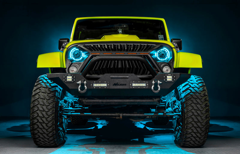 Oracle Oculus 7in ColorSHIFT Bi-LED Projector Headlights for Jeep Wrangler JK - eliteracefab.com