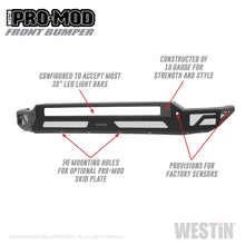 Load image into Gallery viewer, Westin 2020 Chevrolet Silverado 2500/3500 Pro-Mod Front Bumper - eliteracefab.com