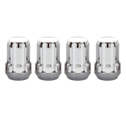 McGard SplineDrive Lug Nut (Cone Seat) M12X1.5 / 1.24in. Length (4-Pack) - Chrome (Req. Tool) - eliteracefab.com