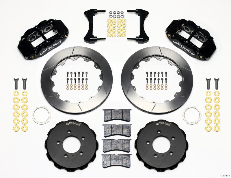 Wilwood Narrow Superlite 6R Front Hat Kit 12.88in 2006-Up Civic / CRZ - eliteracefab.com