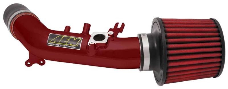 AEM 2006 Civic Si Red Short Ram Intake - eliteracefab.com