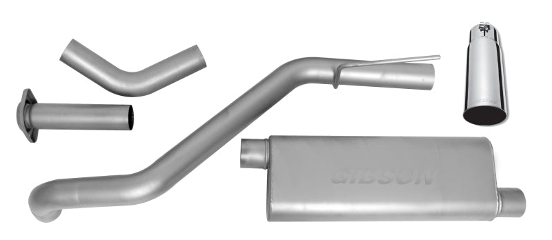 Gibson 05-07 Jeep Grand Cherokee Laredo 4.7L 3in Cat-Back Single Exhaust - Stainless - eliteracefab.com