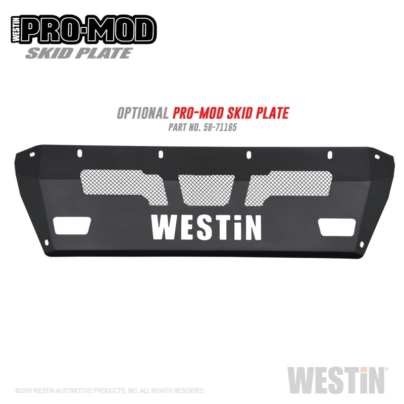 Westin 15-19 Chevrolet Silverado 2500/3500 Pro-Mod Front Bumper - Textured Black - eliteracefab.com