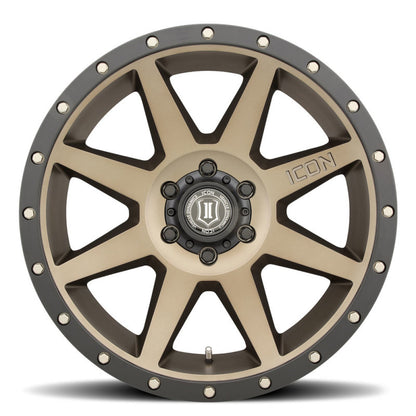 ICON Rebound 20x9 6x135 16mm Offset 5.625in BS Bronze Wheel - eliteracefab.com