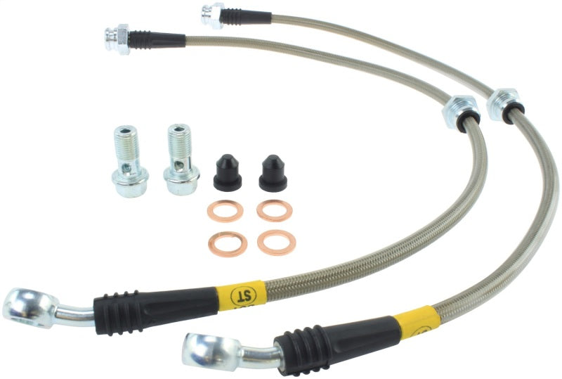 STOPTECH 89-1/98 NISSAN 240SX STAINLESS STEEL FRONT BRAKE LINES, 950.42009 - eliteracefab.com