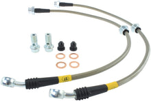 Load image into Gallery viewer, STOPTECH 89-1/98 NISSAN 240SX STAINLESS STEEL FRONT BRAKE LINES, 950.42009 - eliteracefab.com