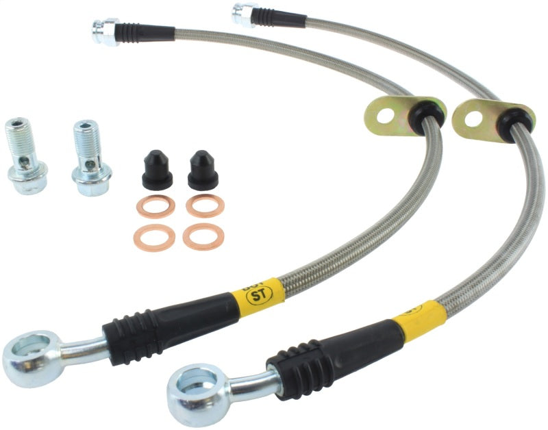 STOPTECH 04-08 ACURA TSX / 03-07 HONDA ACCORD FRONT SS BRAKE LINES, 950.40005 - eliteracefab.com