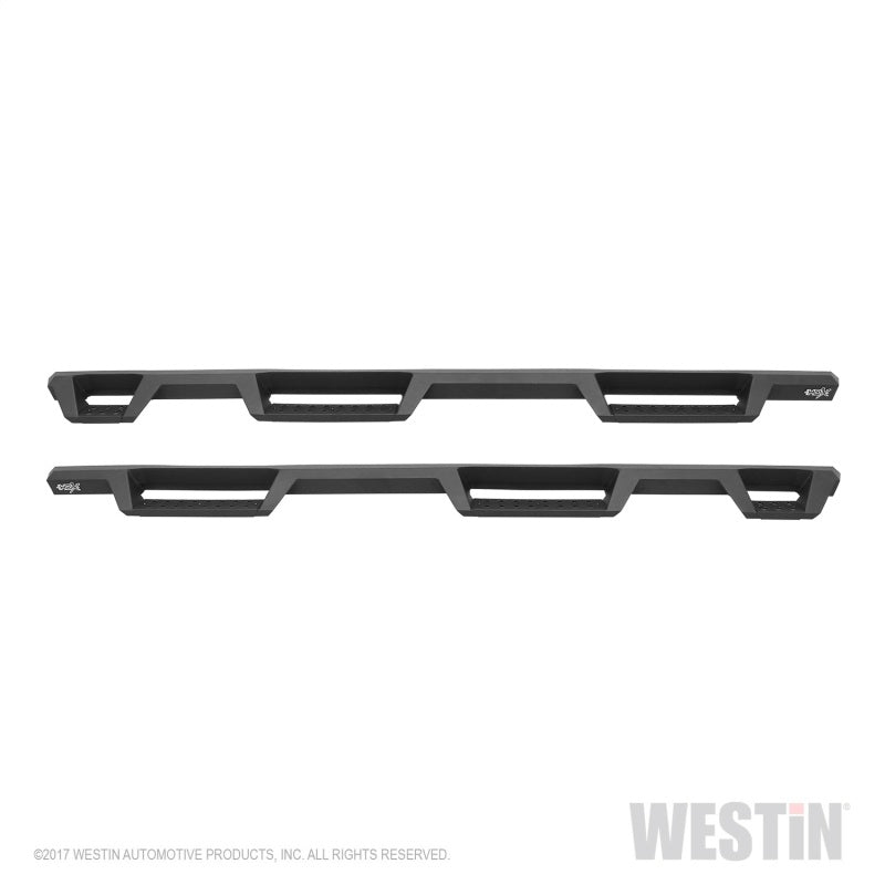 Westin 07-18 Chevrolet Silverado 1500 CC 5.5ft Bed HDX Drop W2W Nerf Step Bars - Tex. Blk