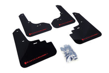 Load image into Gallery viewer, Rally Armor UR Mudflaps Black Urethane Red Logo 2005-2009 Legacy / 2005-2009 Outback / 2005-2009 LGT - eliteracefab.com