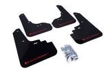 Rally Armor UR Mudflaps Black Urethane Red Logo 2005-2009 Legacy / 2005-2009 Outback / 2005-2009 LGT