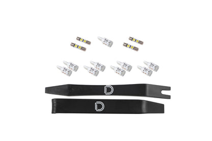 Diode Dynamics 11-21 Jeep Grand Cherokee Interior LED Kit Cool White Stage 1