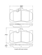 Load image into Gallery viewer, StopTech Street Touring 06 Lexus GS300/430 / 07-08 GS350 Front Brake Pads - eliteracefab.com