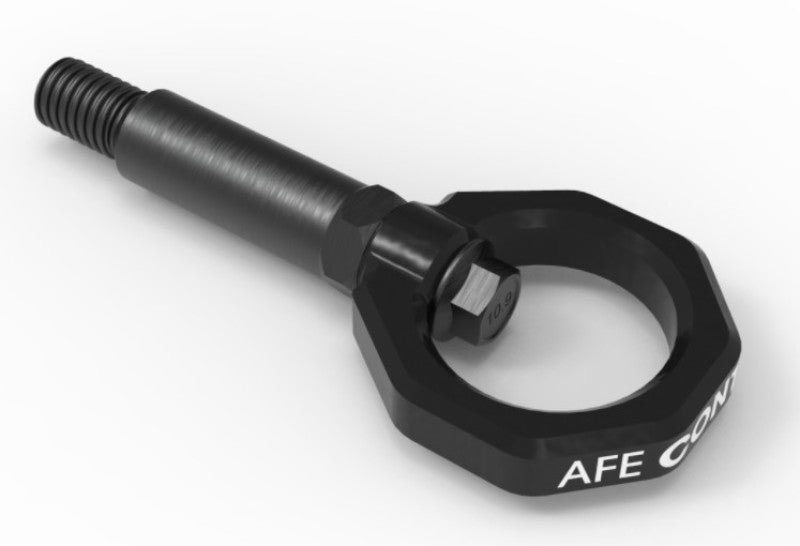 aFe Control Front Tow Hook Black 20-21 Toyota GR Supra (A90) - eliteracefab.com