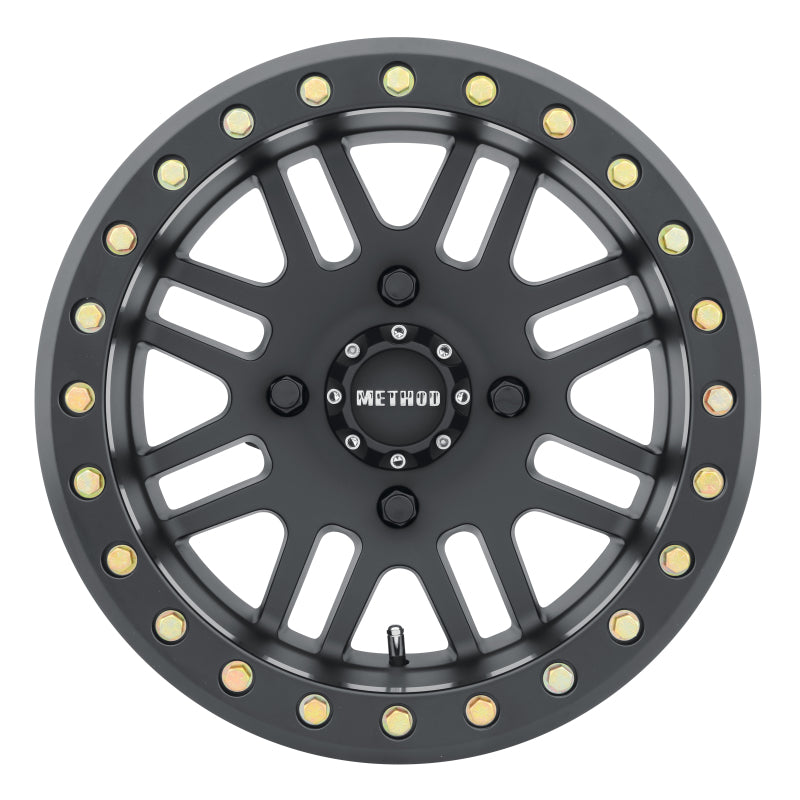 Method MR406 UTV Beadlock 15x8 4+4/-2mm Offset 4x156 132mm CB Matte Black w/BH-H24100 Wheel - eliteracefab.com