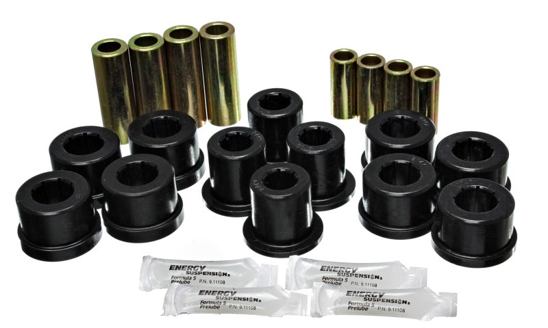 Energy Suspension 87-92 Toyota Supra Black Front Control Arm Bushing Set - eliteracefab.com