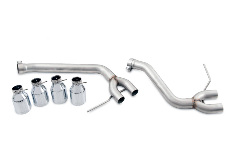 AWE Tuning Porsche Macan Track Edition Exhaust System - Chrome Silver 102mm Tips AWE Tuning