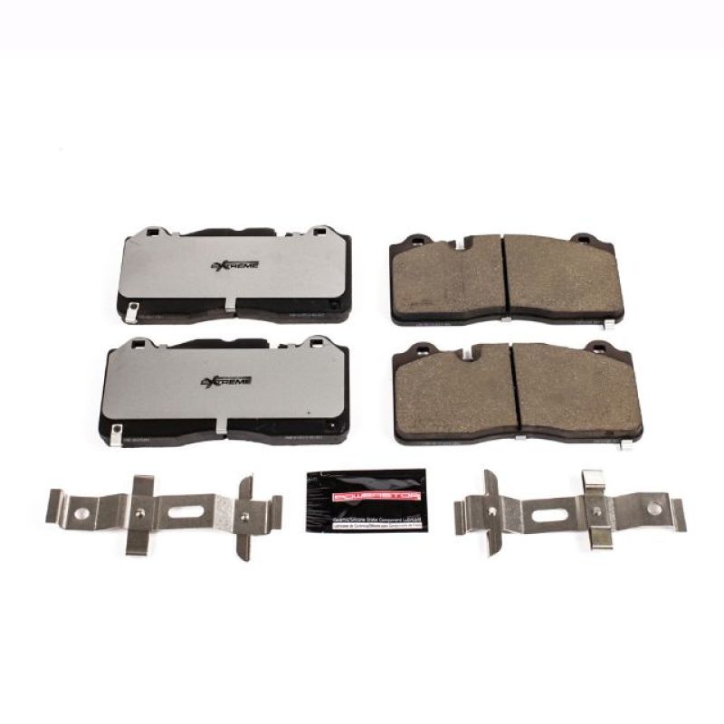 Power Stop 16-19 Cadillac CTS Front Z26 Extreme Street Brake Pads w/Hardware - eliteracefab.com