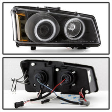 Load image into Gallery viewer, Spyder Chevy Silverado 1500 03-06 Projector HeadlightsCCFLHalo LED Blk High H1 PRO-YD-CS03-CCFL-BK - eliteracefab.com