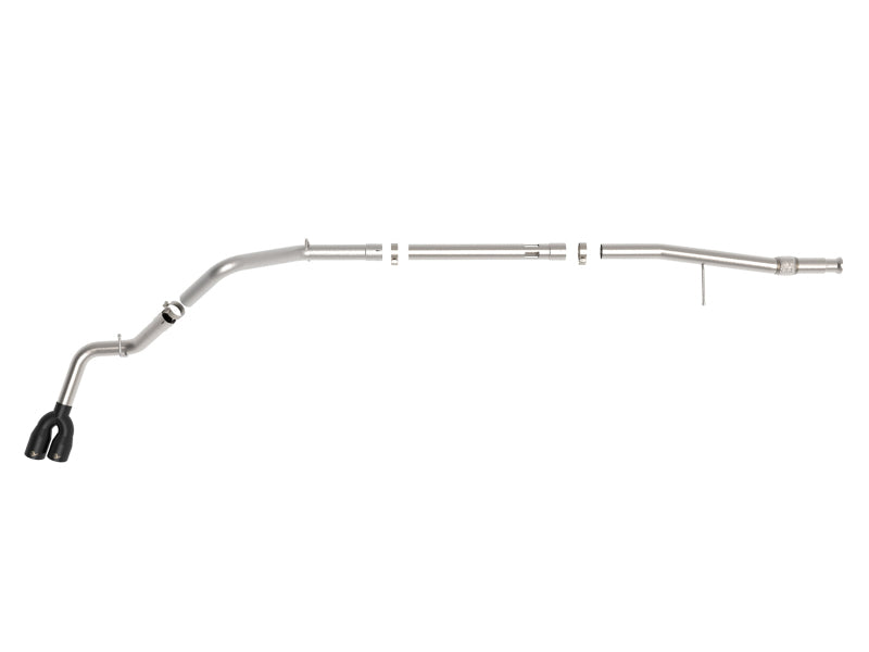 aFe Rebel XD Series 3in 304SS DPF-Back 20-21 GM Trucks L6-3.0L (td) LM2 - Dual Black Tip aFe