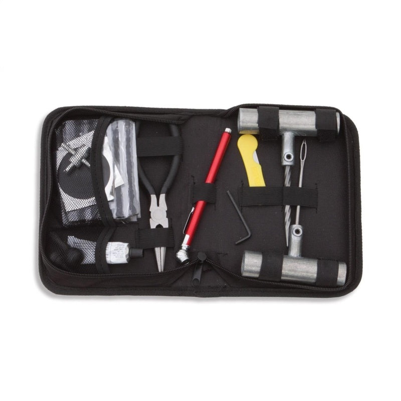 Rampage 1955-2019 Universal Recovery Tire Repair Kit - Black - eliteracefab.com