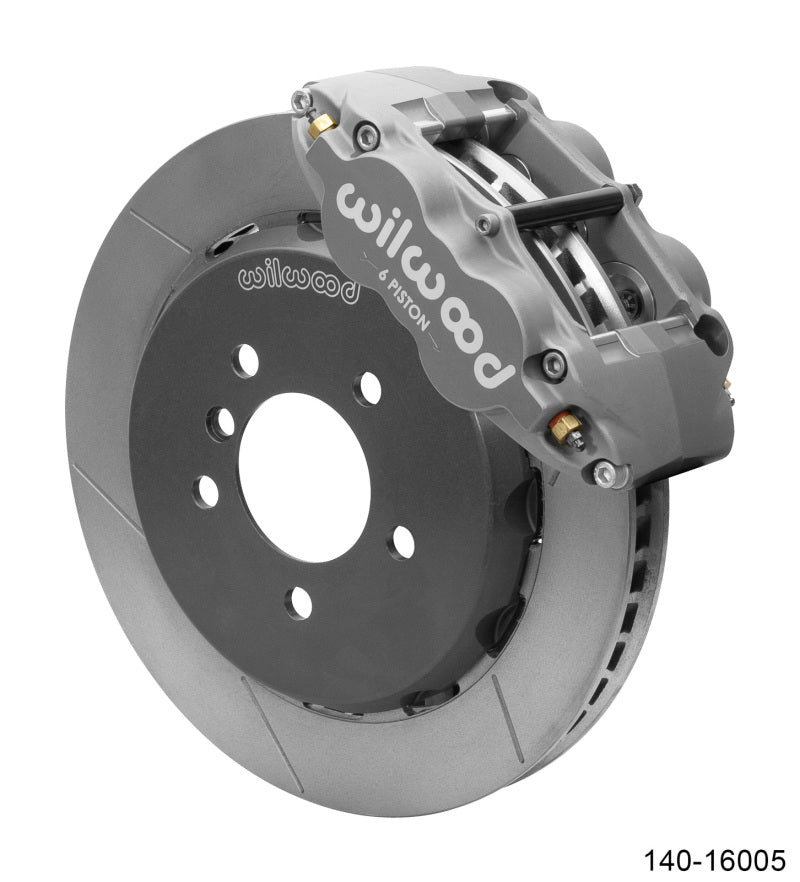 Wilwood 95-99 E36 M3 BMW Forged Narrow Superlite 6R Front Big Brake - Gray Wilwood
