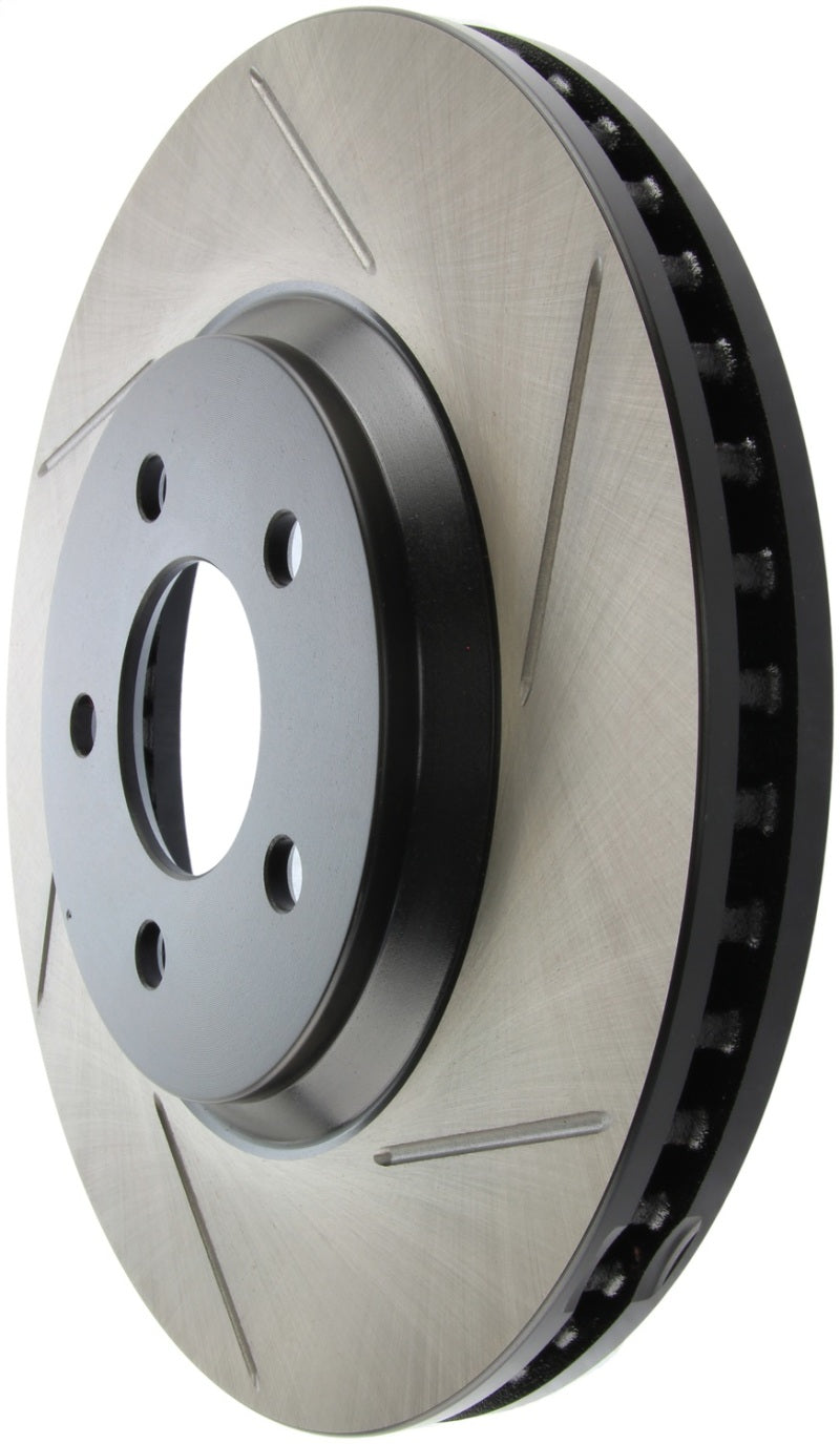 StopTech Power Slot 05-10 Mustang GT V8-4.6L Front Left Slotted Rotor - eliteracefab.com