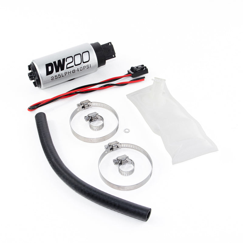 DeatschWerks 90-96 Nissan 300zx (excl TT) 255 LPH DW200 In-Tank Fuel Pump w/ Install Kit - eliteracefab.com