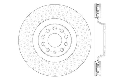 StopTech Slotted & Drilled Sport Brake Rotor - eliteracefab.com