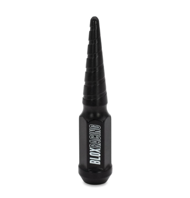 BLOX Racing Spike Forged Lug Nuts - Flat Black 12 x 1.25mm - Single BLOX Racing