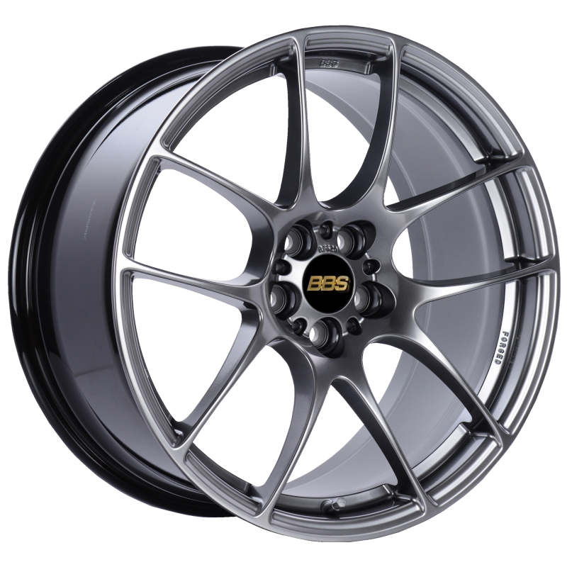 BBS RF 18x9 5x114.3 ET48 Diamond Black Wheel -82mm PFS/Clip Required BBS