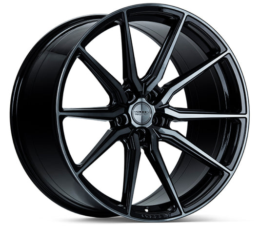 Vossen HF-3 21x10.5 / 5x120 / ET38 / Deep Face / 72.56 - Double Tinted - Gloss Black Wheel Vossen