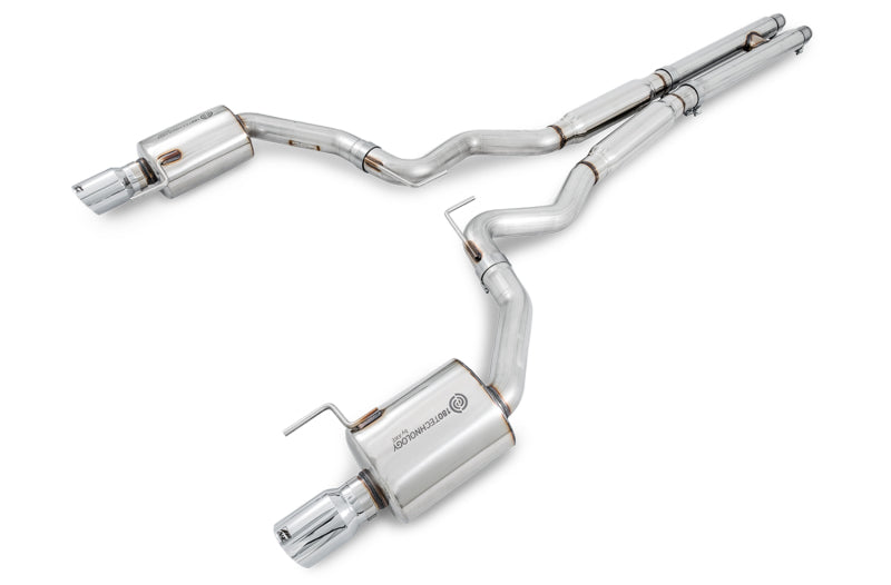 AWE Tuning S550 Mustang GT Cat-back Exhaust - Touring Edition (Chrome Silver Tips) AWE Tuning