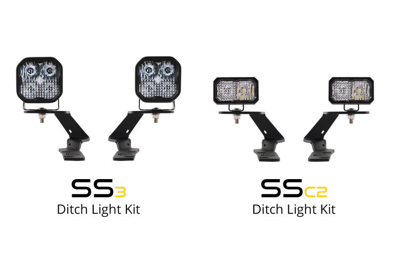 Diode Dynamics 19-21 Ford Ranger Ditch Light Brackets Diode Dynamics