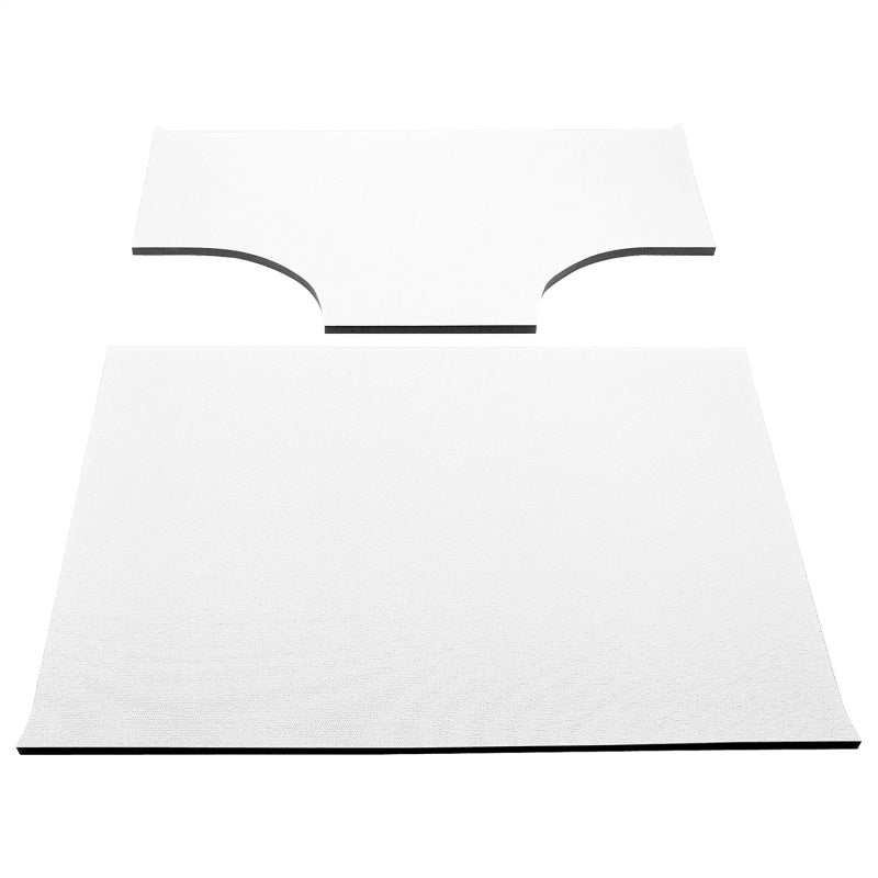 DEI 03-06 Jeep Wrangler TJ 2-Door w/Speaker Pods Boom Mat Headliner - 2 Piece - White DEI