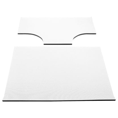 DEI 03-06 Jeep Wrangler TJ 2-Door w/Speaker Pods Boom Mat Headliner - 2 Piece - White DEI