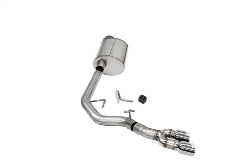 Corsa 2021-2022 Ford F-150 Regular Cab/ 8in Bed 3.5L V6 Sport Cat-Back Front of Tire Exit-Polished CORSA Performance