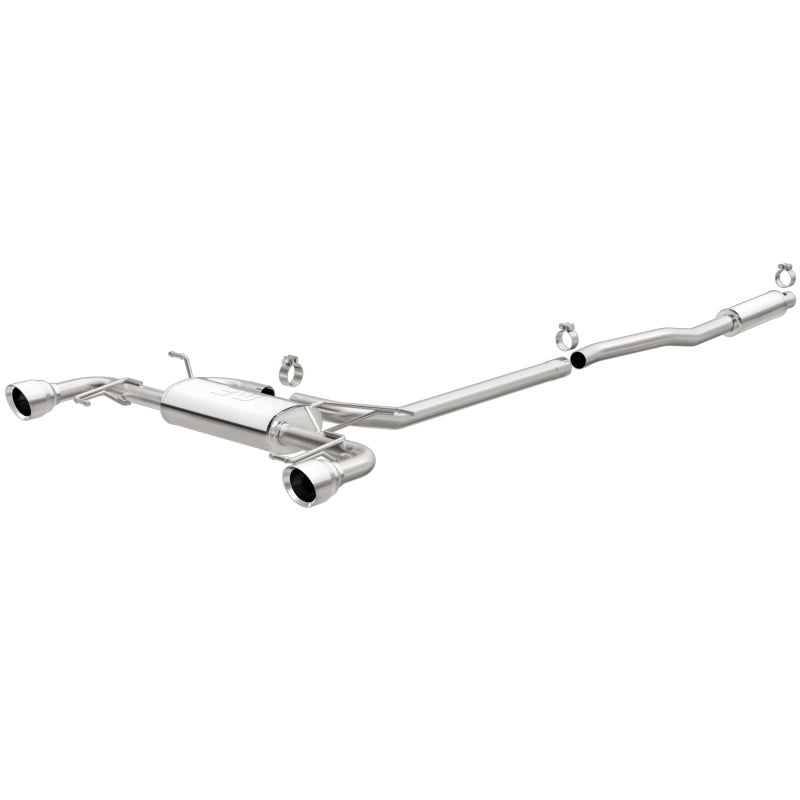 MagnaFlow 14-15 Mazda 6 L4 2.5L SS Cat-Back Perf Dual Split Rear Exit Exhaust - eliteracefab.com