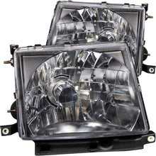 Load image into Gallery viewer, ANZO USA Toyota Tacoma Crystal Headlights Black; 1997-2000 - eliteracefab.com