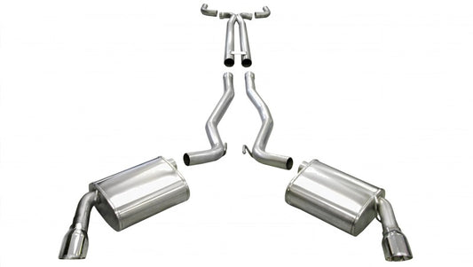 Corsa 10-14 Chevrolet Camaro Convertible SS 6.2L V8 Manual Black Sport Cat-Back + XO Exhaust CORSA Performance