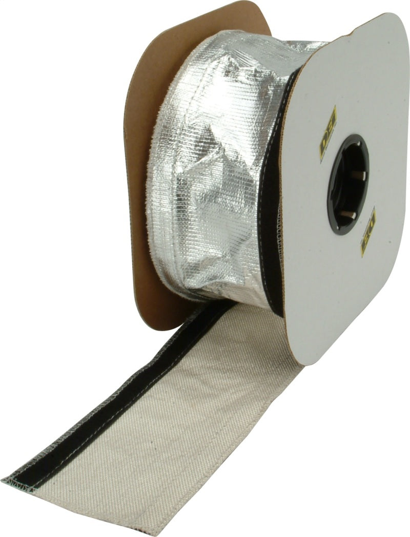 DEI Heat Shroud 2-1/2in x 50ft Spool - Aluminized Sleeving-Hook and Loop Edge DEI